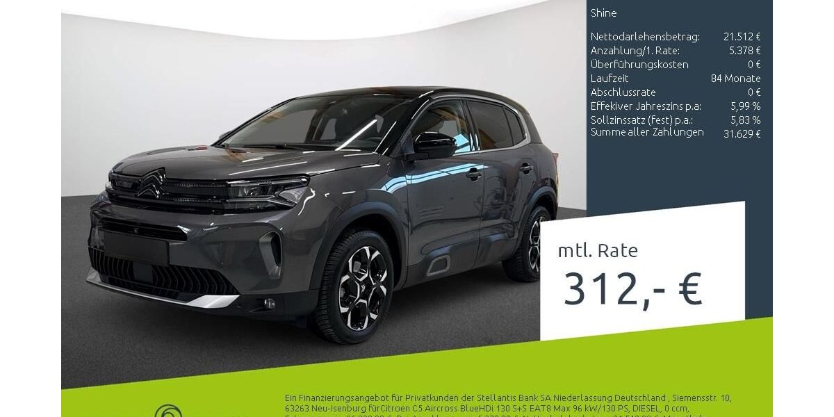 Citroen C5 Aircross 16.263 km 26.370 &euro; Dülmen 48249