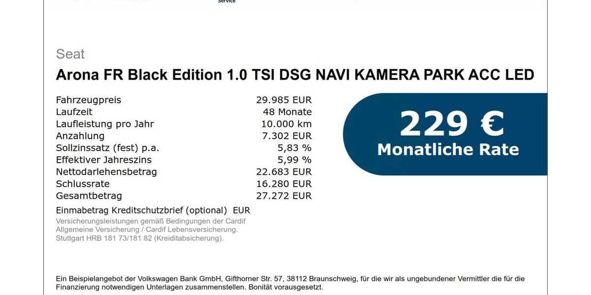 Seat Arona 9.000 km 29.985 &euro; Pohlheim 35415