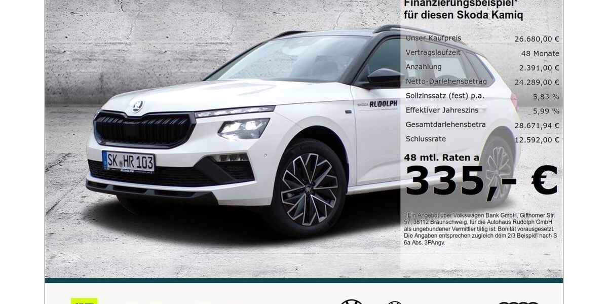 Skoda Kamiq 6.500 km 26.680 &euro; Merseburg 06217