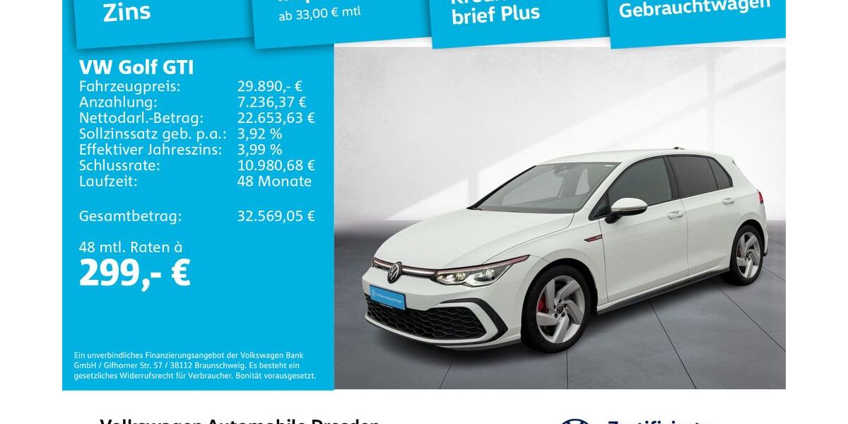 VW Golf 30.662 km 27.980 &euro; Dresden 01169