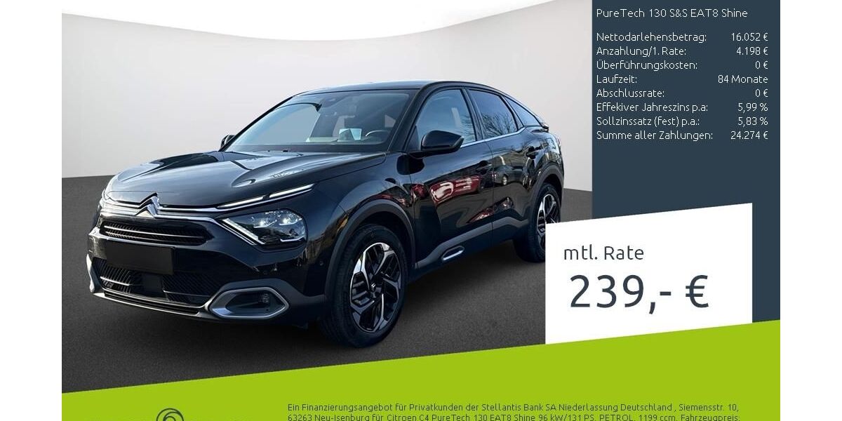 Citroen C4 25.880 km 18.940 &euro; Ahaus 48683