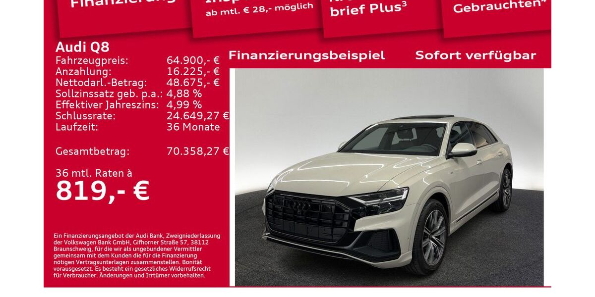 Audi Q8 28.050 km 64.900 &euro; Berlin 10587