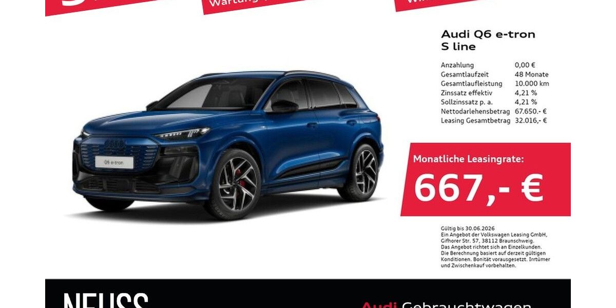 Audi Q6 e-tron 20.441 km 67.650 &euro; Pfarrkirchen 84347