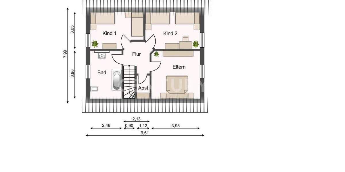 Doppelhaushälfte Wangerland Hohenkirchen - 5 Zimmer, 97 m&sup2;, 329.500&euro; | Angebot:24825688