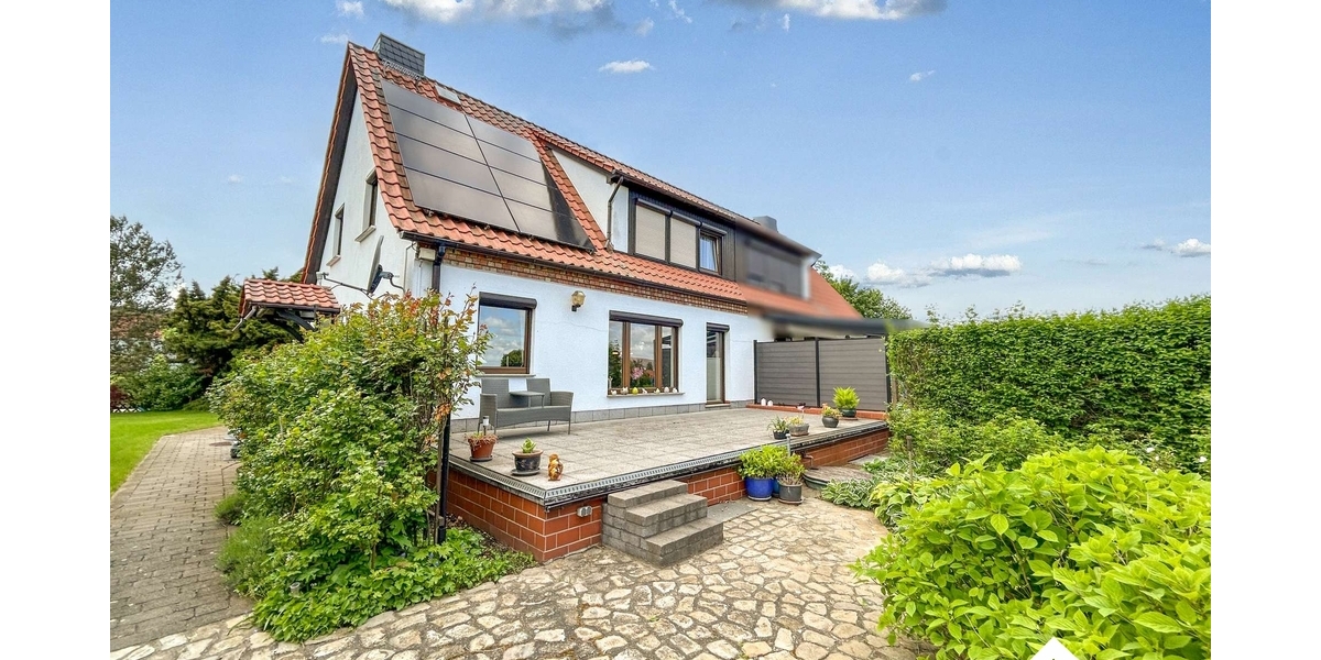 Gepflegte Doppelhaushälfte mit moderner Energietechnik und großem Grundstück - Doppelhaushälfte Zielitz Börde | Angebot:26624583