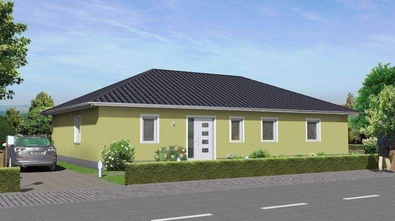 Wie wär es mit einem Bungalow? ( individuelles Architektenhaus ) in Traumlage in Panketal ! im Alleinauftrag