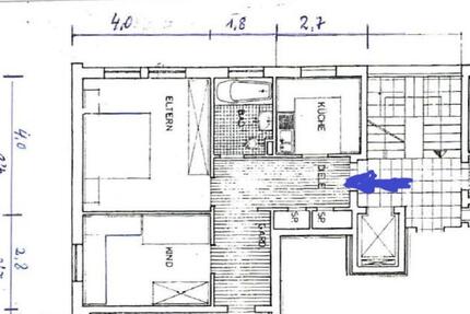 Neuss, Paloma, 2 Zi. KDB, kein Balkon, nähe Lukaskrankenhs 2 zimmer