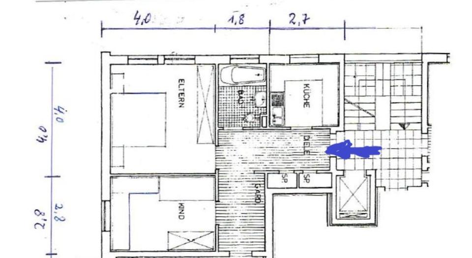 Neuss, Paloma, 2 Zi. KDB, kein Balkon, nähe Lukaskrankenhs 2 zimmer