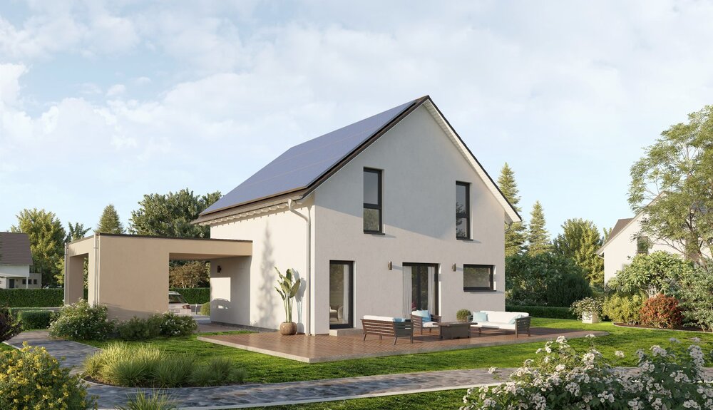 Modernes projektiertes Fertighaus für Familien in Leun - Einfamilienhaus Leun | Angebot:27294002