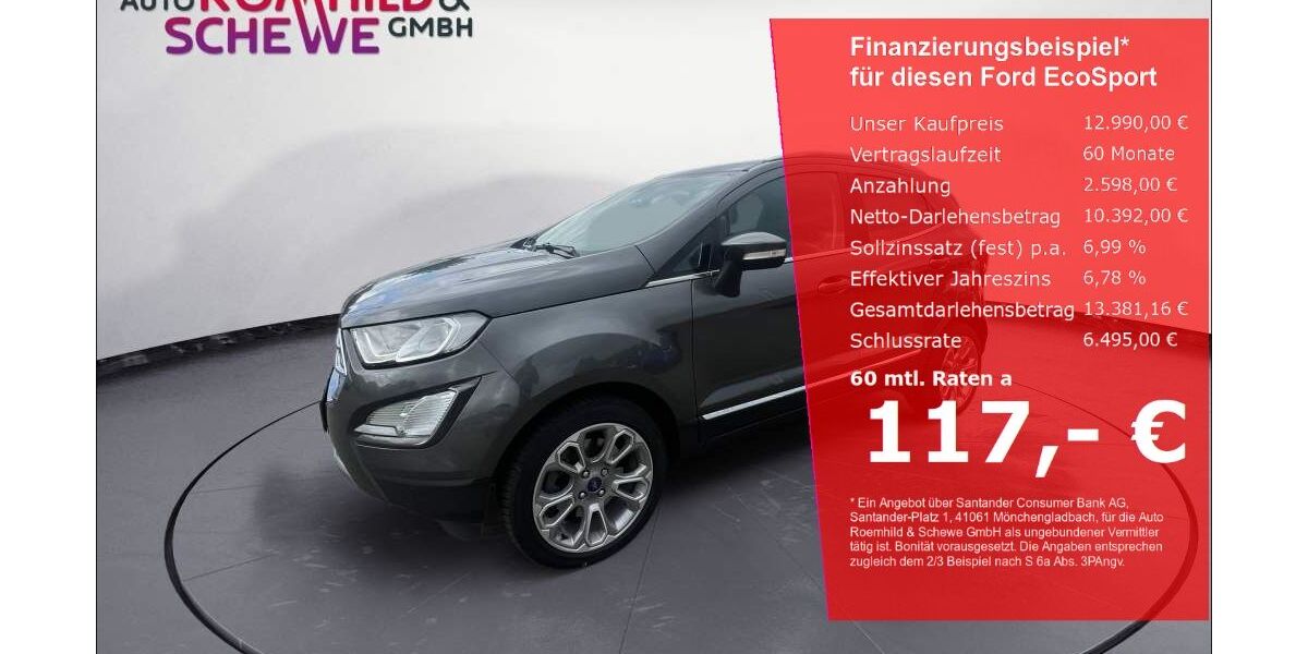 Ford EcoSport 104.843 km 12.990 &euro; Dieburg 64807
