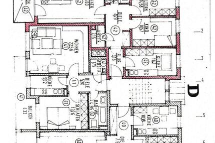 Schöne Wohnung mit Südbalkon, Bad mit großem Fenster 3 zimmer