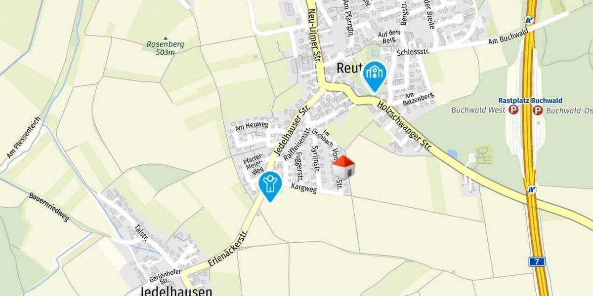 Doppelhaushälfte Neu-Ulm / Reutti Reutti - 5 Zimmer, 145 m&sup2;, 545.000&euro; | Angebot:25601182