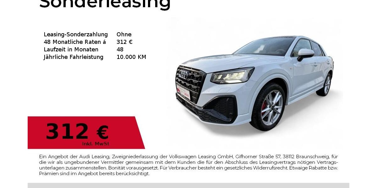 Audi Q2 6.465 km 32.390 &euro; Dessau-Roßlau 06844