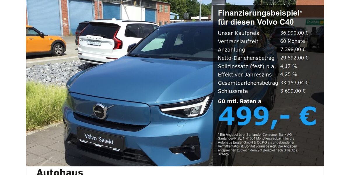 Volvo C40 20.579 km 36.990 &euro; Lübeck 23566