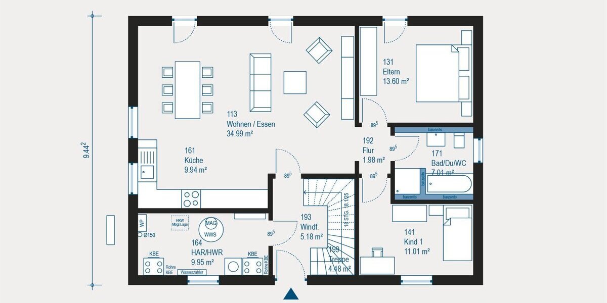 Ihr neues Mehrgenerationenhaus: Vielfältig, komfortabel und individuell mit allkauf - Einfamilienhaus Rottenburg an der Laaber | Angebot:27329861
