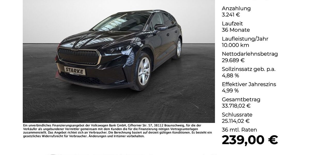 Skoda Enyaq 8.414 km 32.930 &euro; Osnabrück 49078