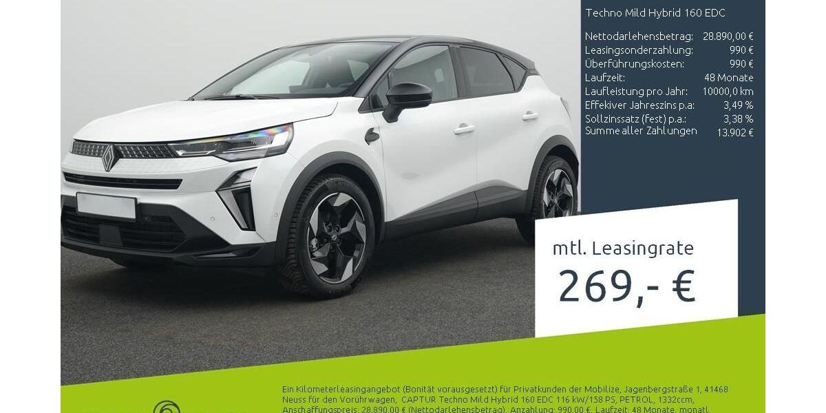 Renault Captur 1.849 km 28.770 &euro; Münster - Amelsbüren 48163