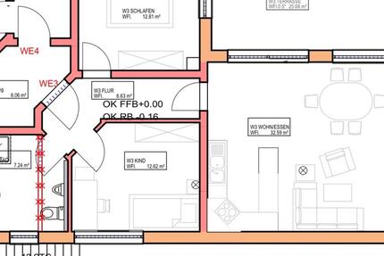 Wohnung Hengersberg - 3 Zimmer, 83 m&sup2;, 800&euro; | Angebot:25598914