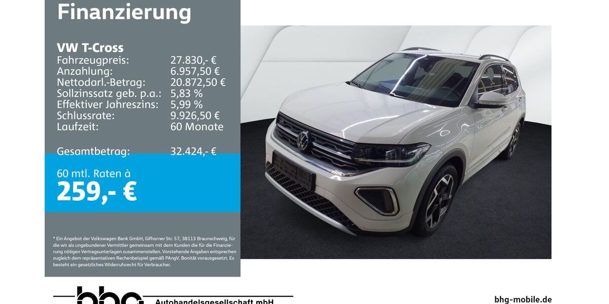 VW T-Cross 25.849 km 26.430 &euro; Reutlingen 72770