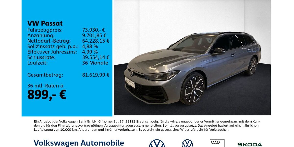 VW Passat Variant 7.500 km 73.930 &euro; Leipzig 04178