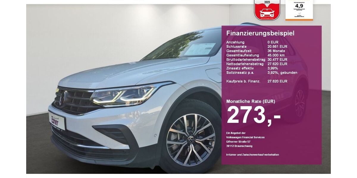 VW Tiguan 33.950 km 27.620 &euro; Albbruck 79774