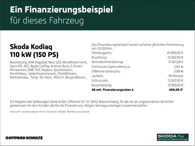 Skoda Kodiaq 35.000 km 38.890 &euro; Düsseldorf 40233
