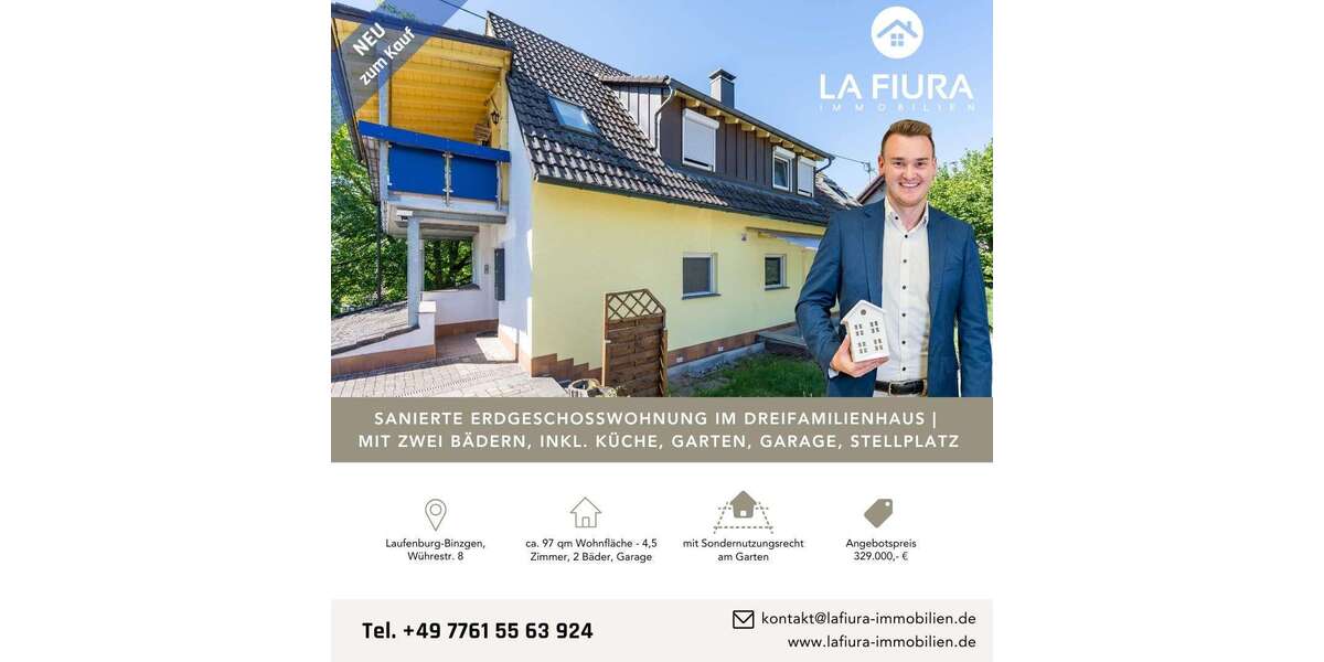 Etagenwohnung Binzgen Binzgen - 4.5 Zimmer, 97 m&sup2;, 329.000&euro; | Angebot:27067863