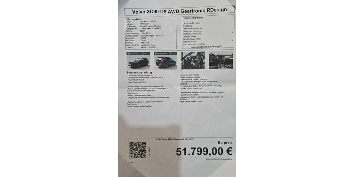 Volvo XC90 185.890 km 26.900 &euro; Gräfelfing 82166