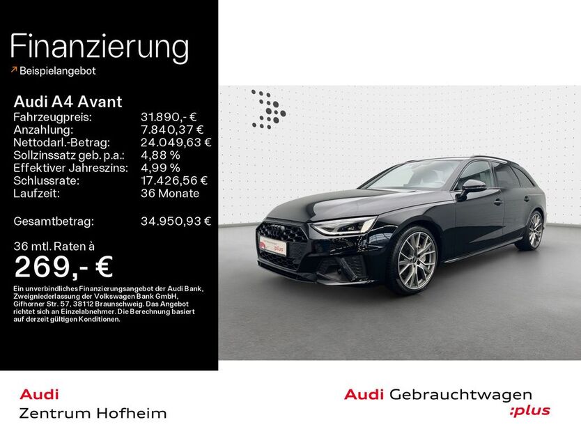 Audi A4 75.267 km 31.890 € Hofheim 65719