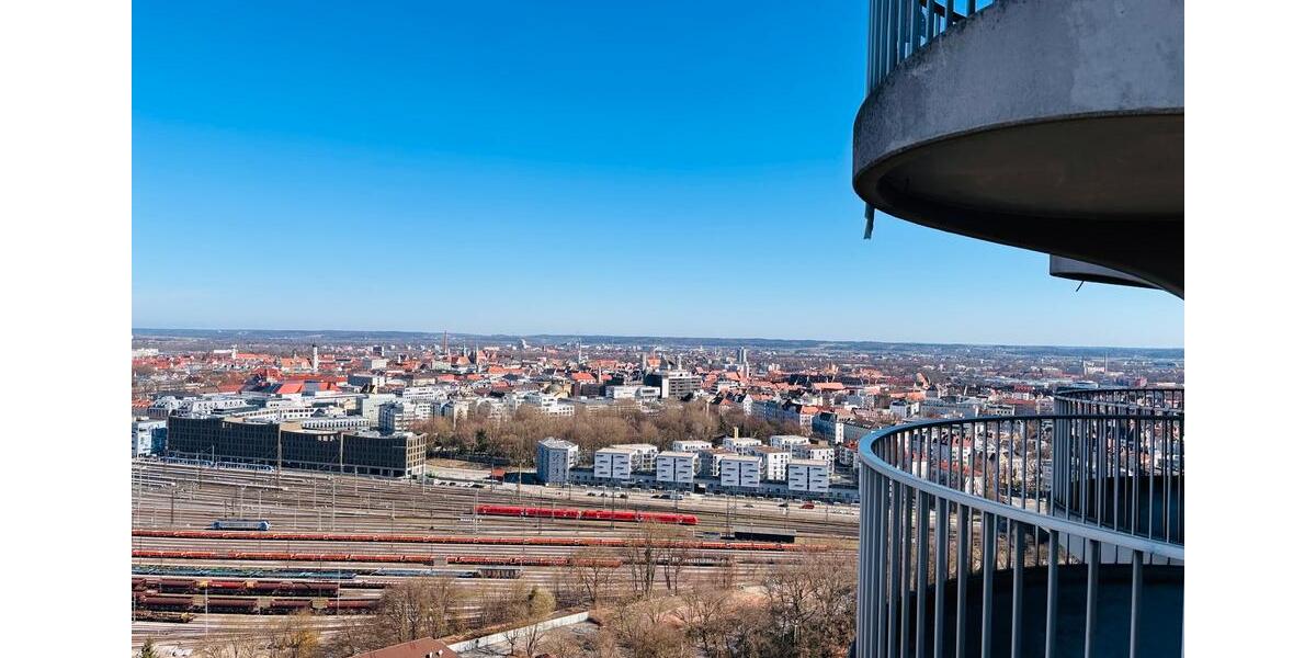 Etagenwohnung Augsburg Hochzoll - 2 Zimmer, 51 m&sup2;, 1.500&euro; | Angebot:26678790