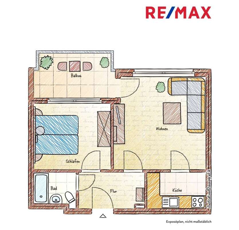 Wohnung zum Kaufen in Regensburg 180.000 € 47.5 m²