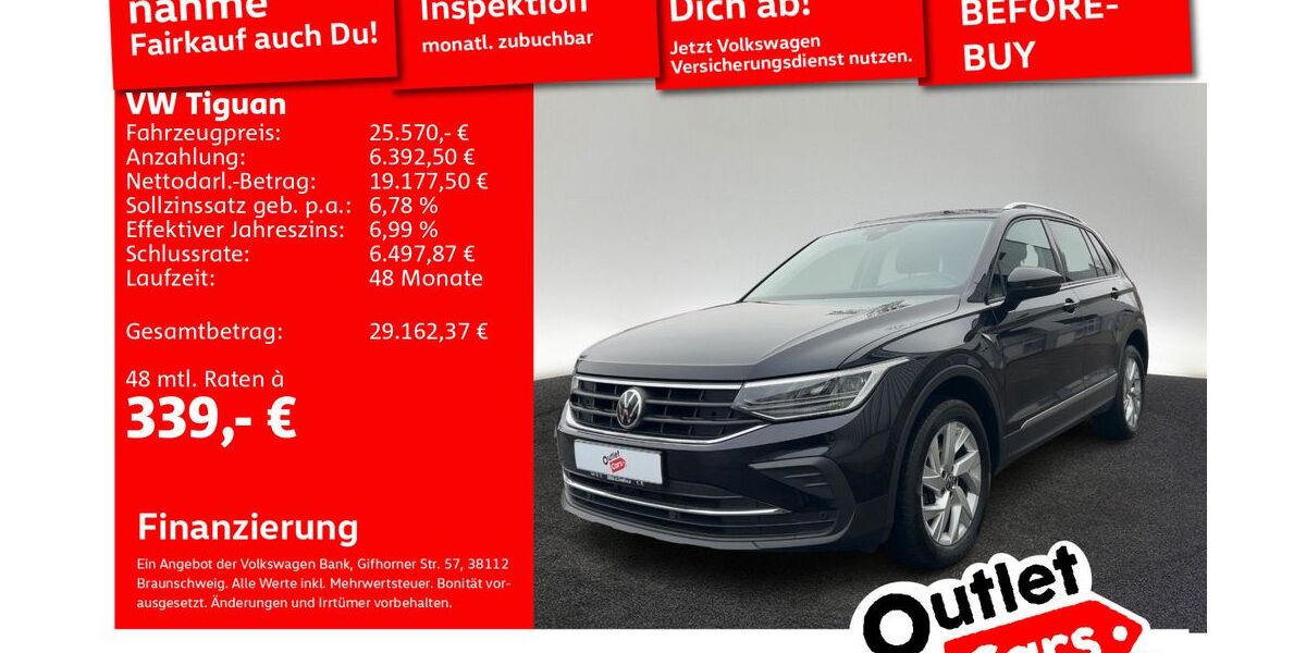 VW Tiguan 81.954 km 25.570 &euro; Senden 89250