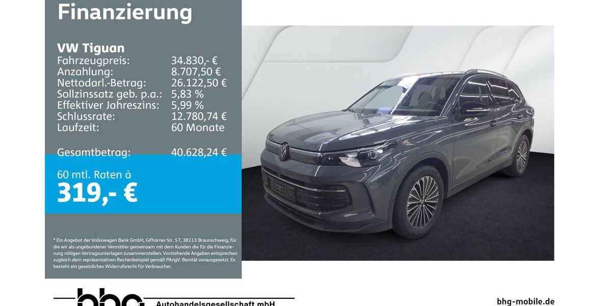 VW Tiguan 25.560 km 34.830 &euro; Durmersheim 76448