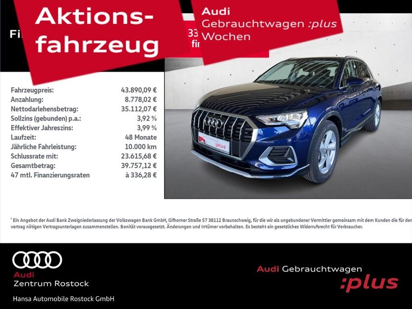Audi Q3 2.075 km 42.990 € Rostock 18059