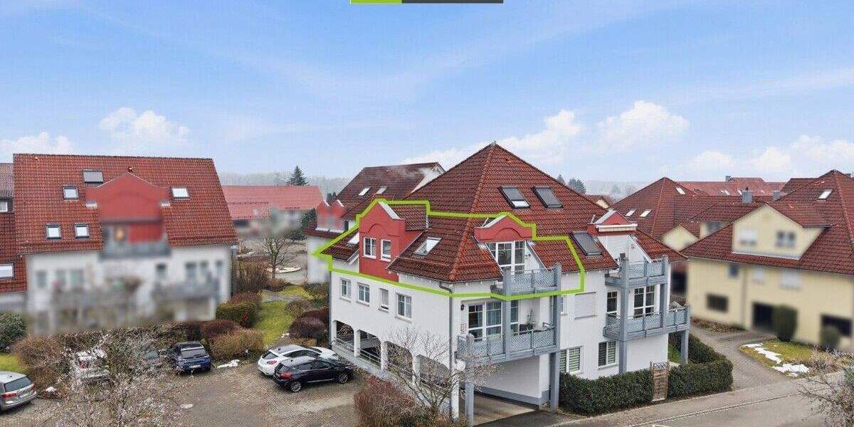 Etagenwohnung Meckenbeuren Buch - 2 Zimmer, 56 m&sup2;, 259.000&euro; | Angebot:24810568