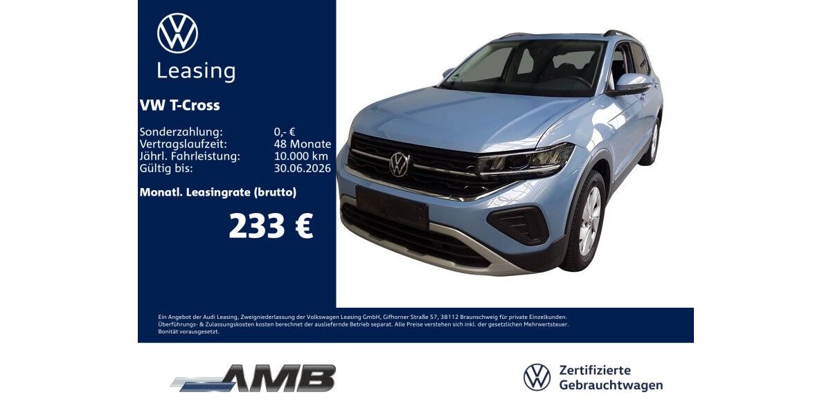 VW T-Cross 13.940 km 22.470 &euro; Borna 04552