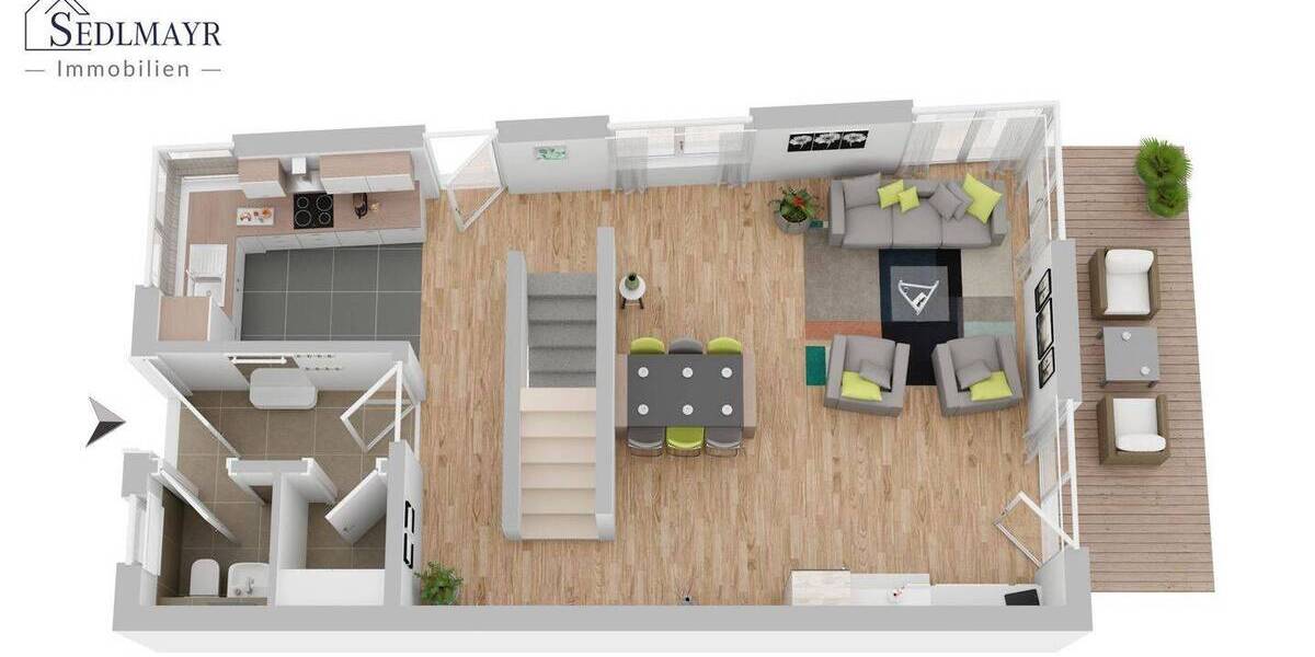 Doppelhaushälfte Gauting - 6 Zimmer, 165 m&sup2;, 1.240.000&euro; | Angebot:26672371