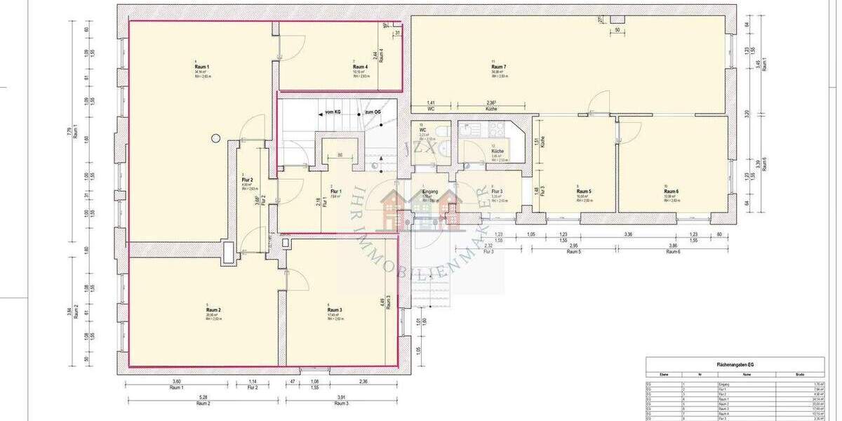 Etagenwohnung Zwickau Innenstadt - 3 Zimmer, 86 m&sup2;, 688&euro; | Angebot:24670365
