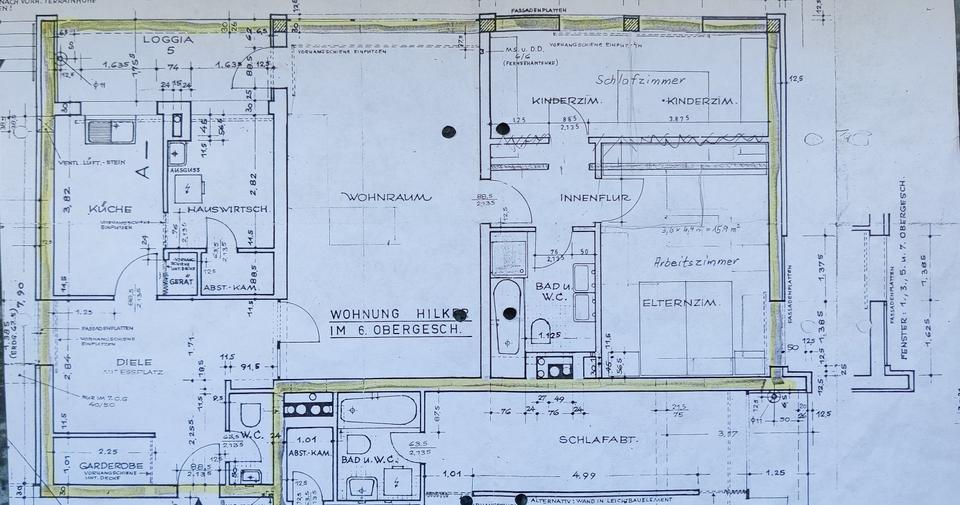 Etagenwohnung Duisburg Essenberg - 3 Zimmer, 109 m&sup2;, 180.000&euro; | Angebot:26323375