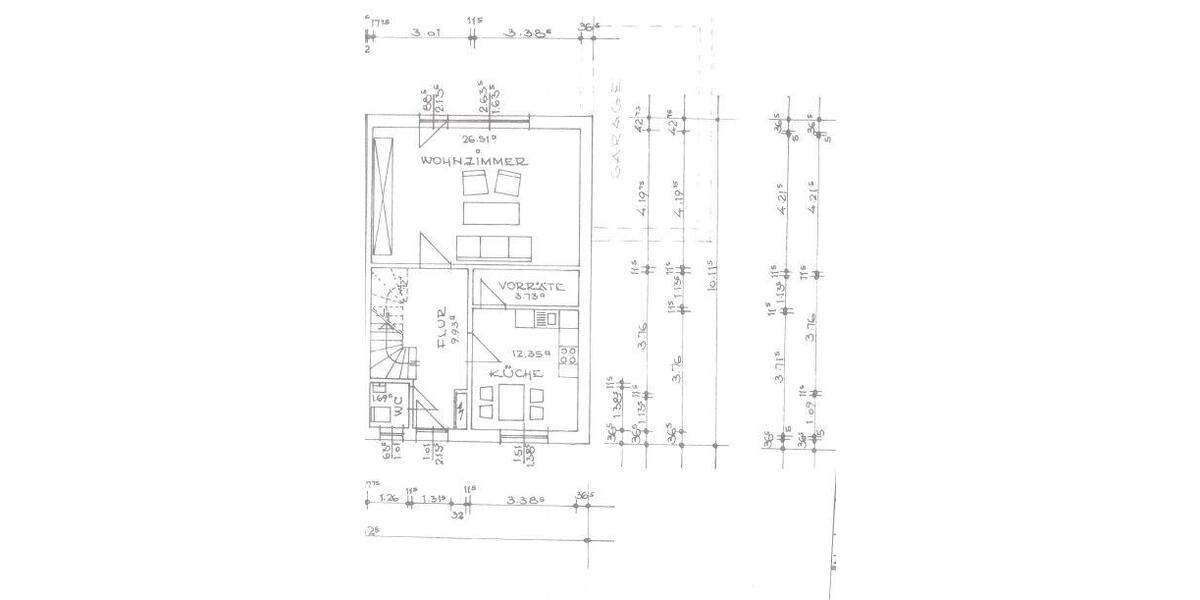 Gepflegte Doppelhaushälfte mit Garten, Garage & Carport in absolut zentraler Lage von Ostgroßefehn 4 zimmer