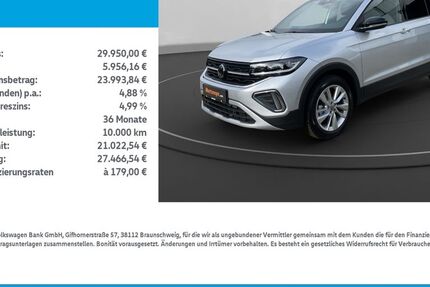 VW T-Cross 5.999 km 29.950 &euro; Mühlhausen/Thüringen 99974