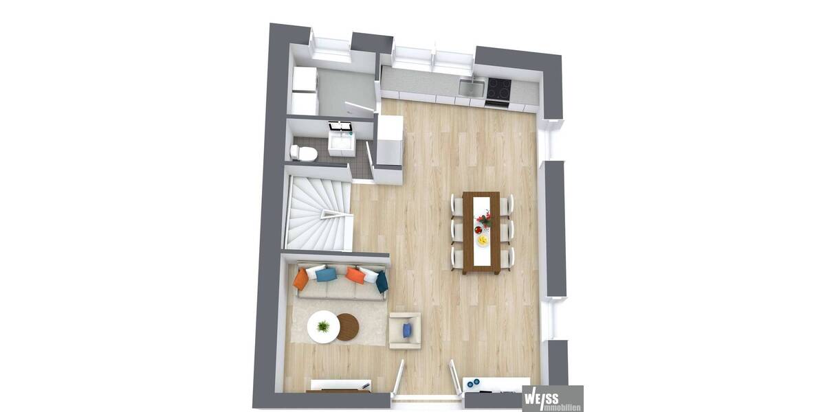 Mehrfamilienhaus, Wohnhaus Frickenhausen am Main - 3 Zimmer, 125 m&sup2;, 1.490&euro; | Angebot:26475835