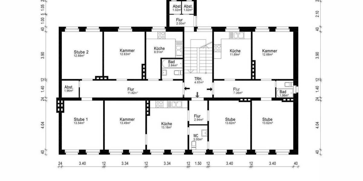 Mehrfamilienhaus, Wohnhaus Wilhelmshaven Bant - 5 Zimmer, 1 m&sup2;, 1.100.000&euro; | Angebot:26107487