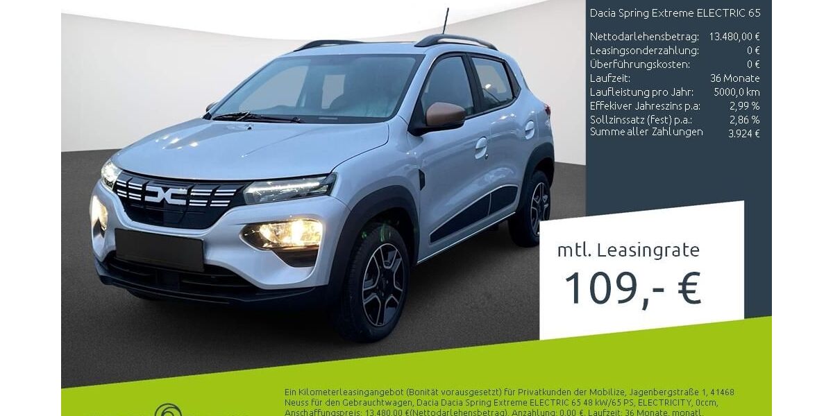 Dacia Spring 10.116 km 12.859 &euro; Borken 46325