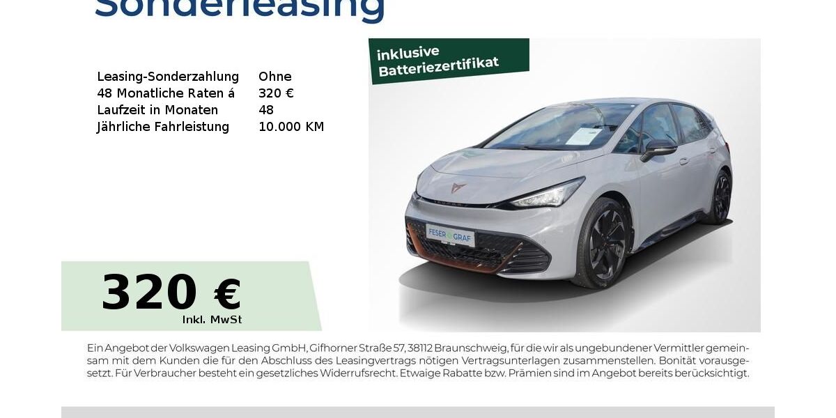 Cupra Born 34.600 km 22.980 &euro; Fürth 90763