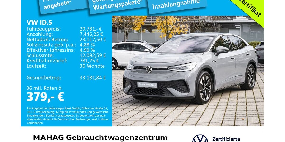 VW ID.5 30.829 km 28.483 &euro; München 80935