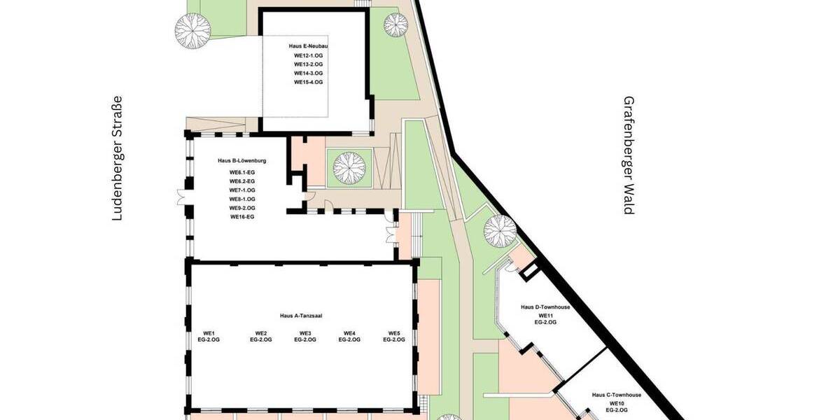 Etagenwohnung Düsseldorf Ludenberg - 2 Zimmer, 67 m&sup2;, 415.000&euro; | Angebot:23956838