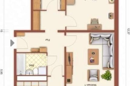 3 Raum Wohnung
