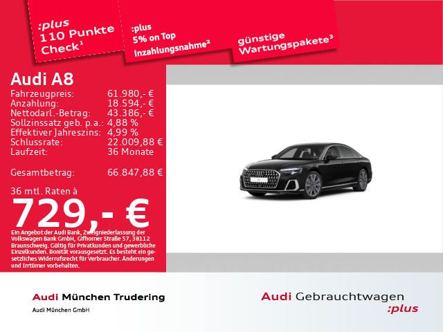 Audi A8 44.717 km 61.980 &euro; München 81825