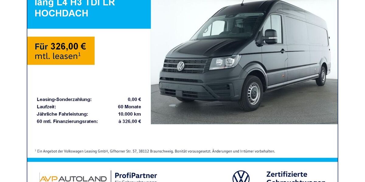 VW Crafter 13.650 km 37.850 &euro; Plattling 94447
